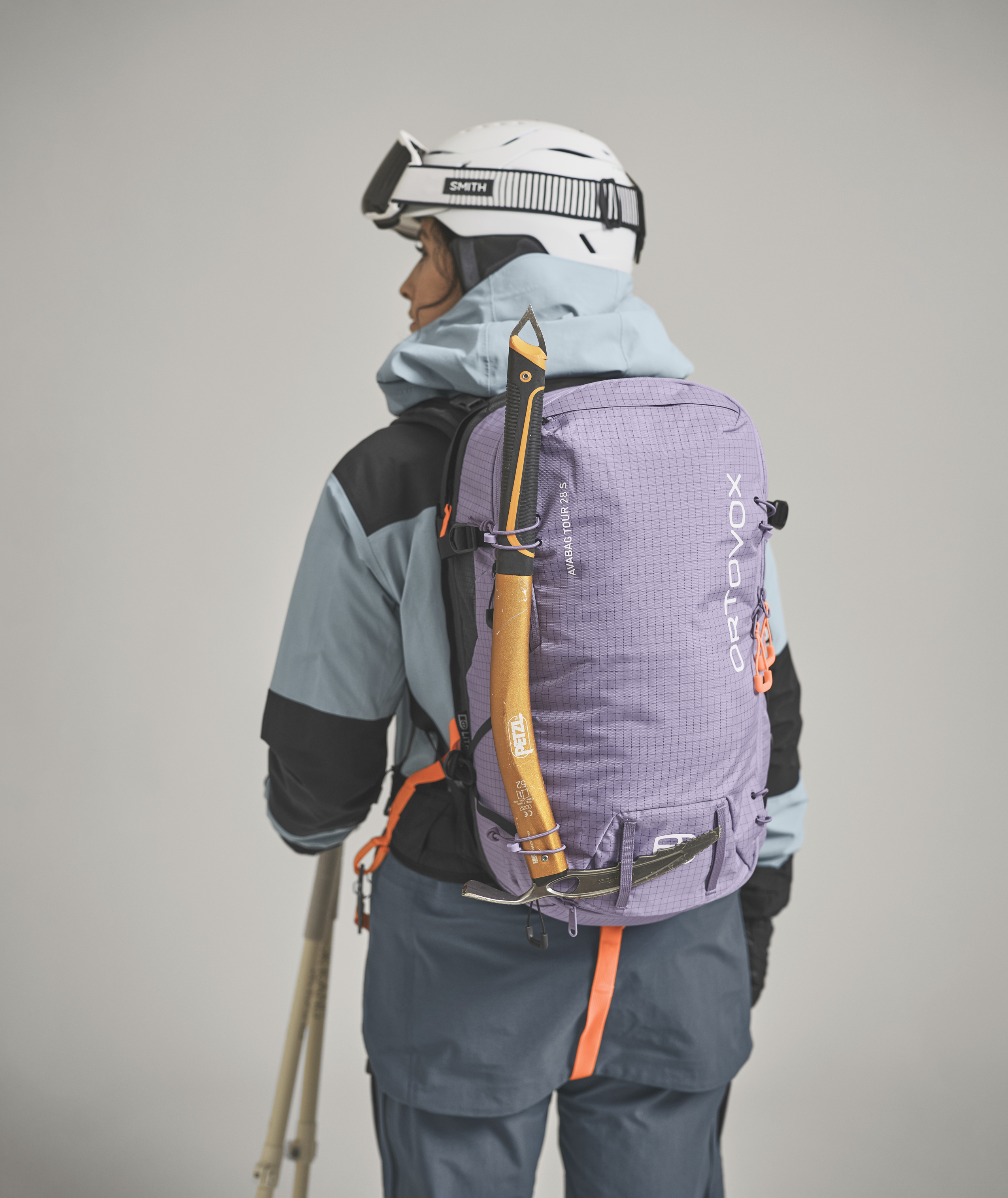 Bag, Helmet, Backpack, Man, Person