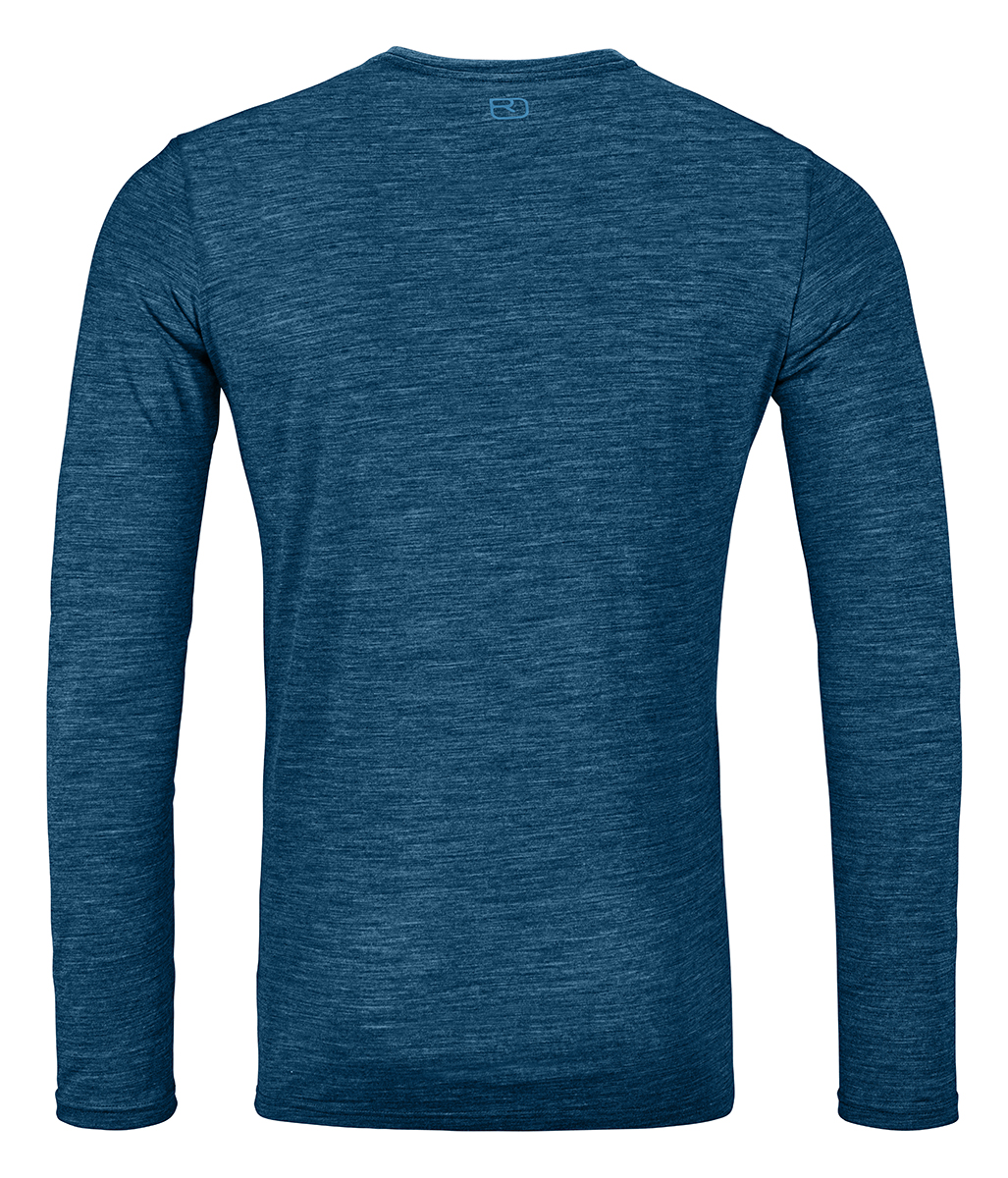 Clothing, Long Sleeve, Sleeve, Sweater, T-Shirt, Clothing, Long Sleeve, Sleeve, Sweater, T-Shirt, long sleeve, crew neck, blue, heathered, baselayer