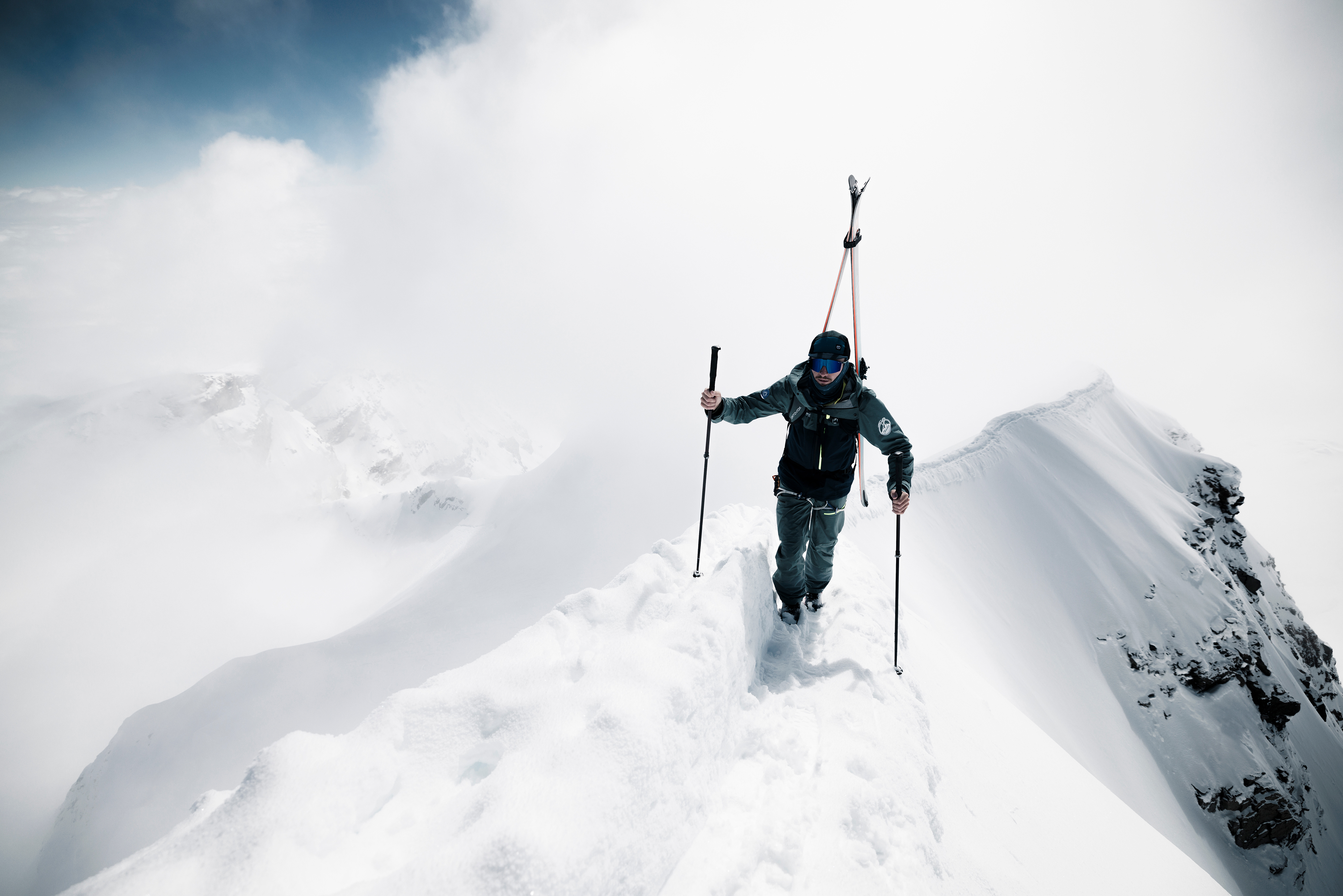 Outdoors, Nature, Piste, Man, Person