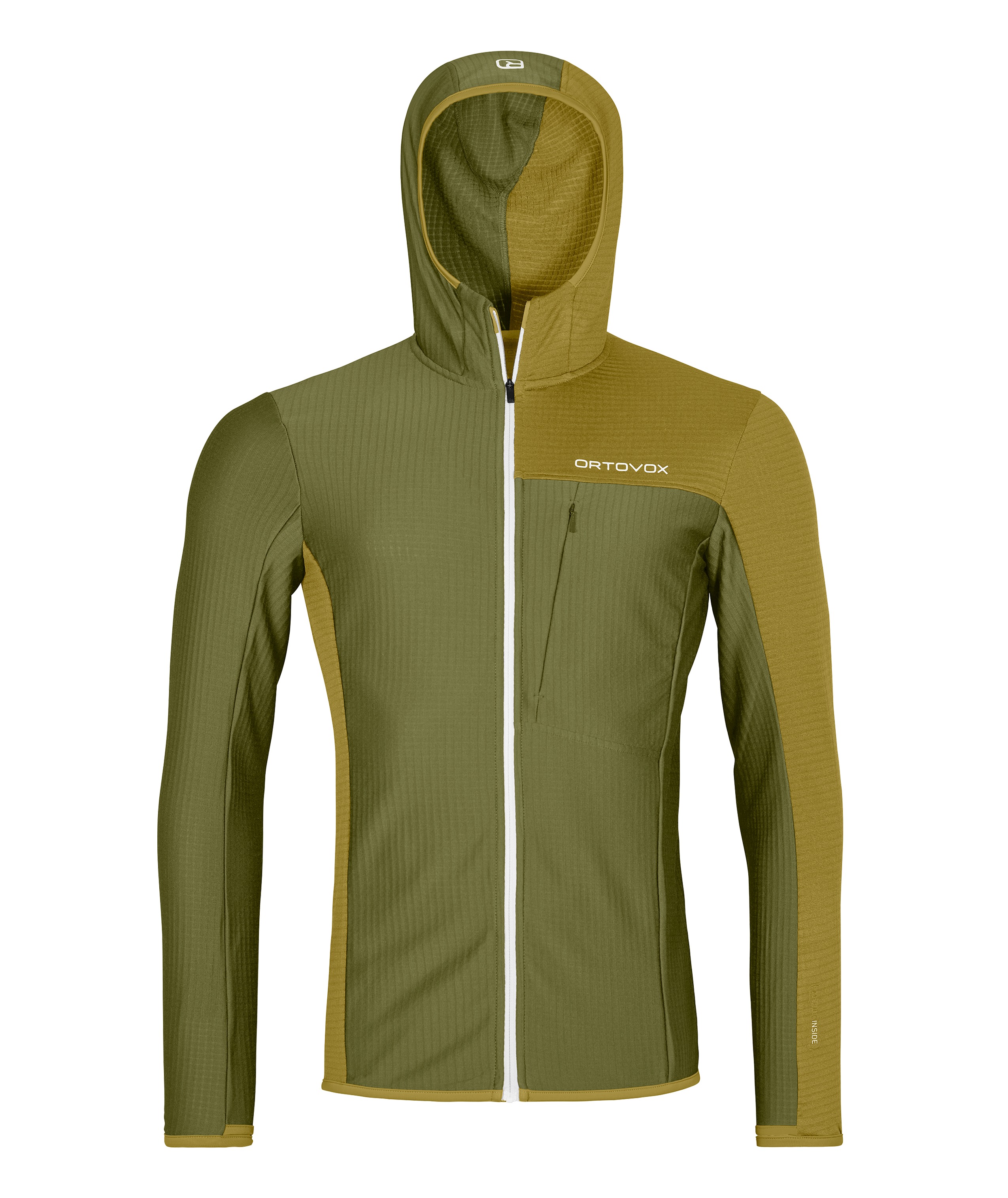 FLEECE LIGHT GRID HOODED JKT M