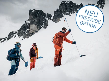 <p>Tour and training basics</p><p>Grundlagen für mehr Sicherheit im Tiefschnee zum Skitouren und Freeriden (2 Tage) </p>