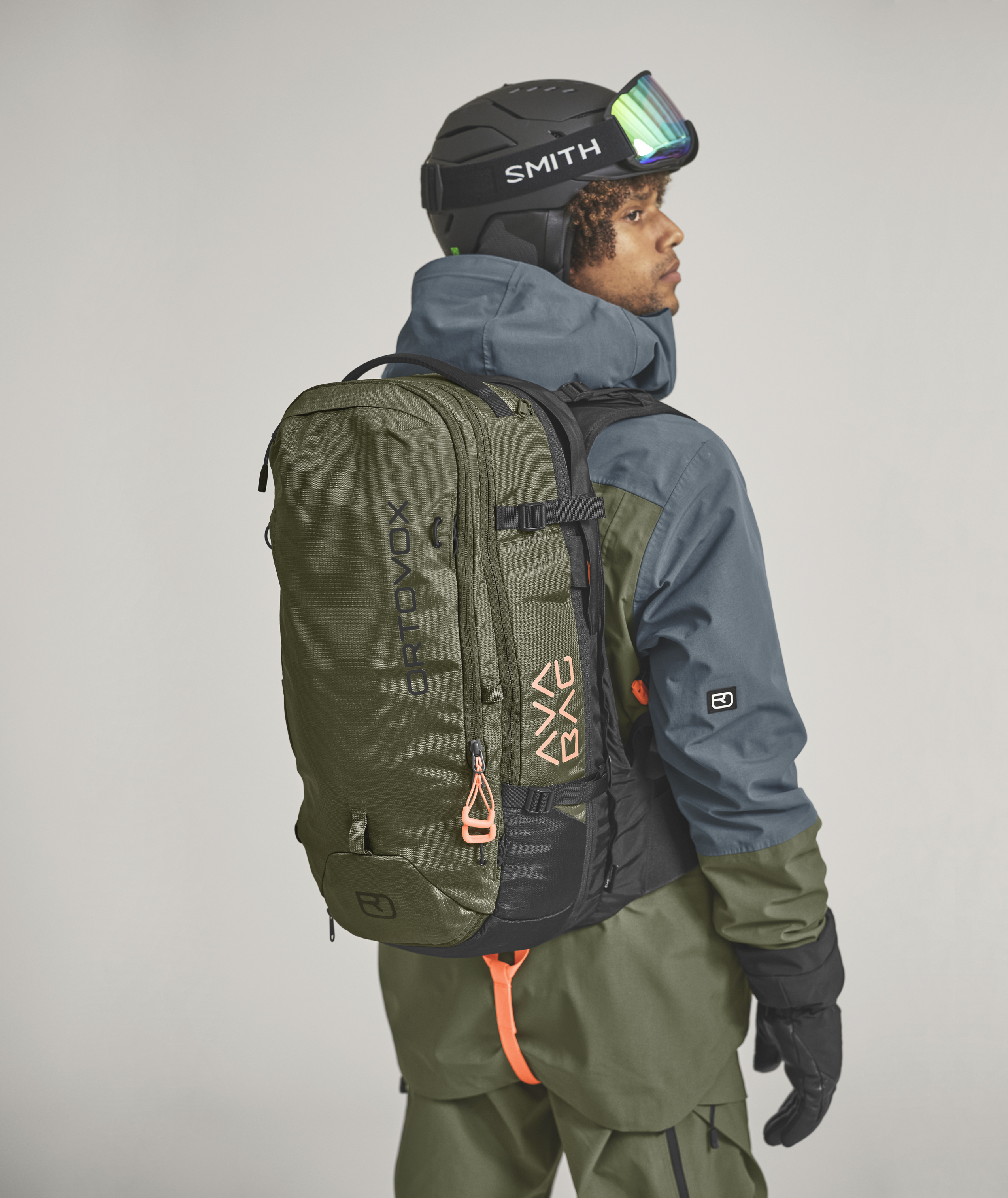 Bag, Backpack, Helmet, Glove, Person