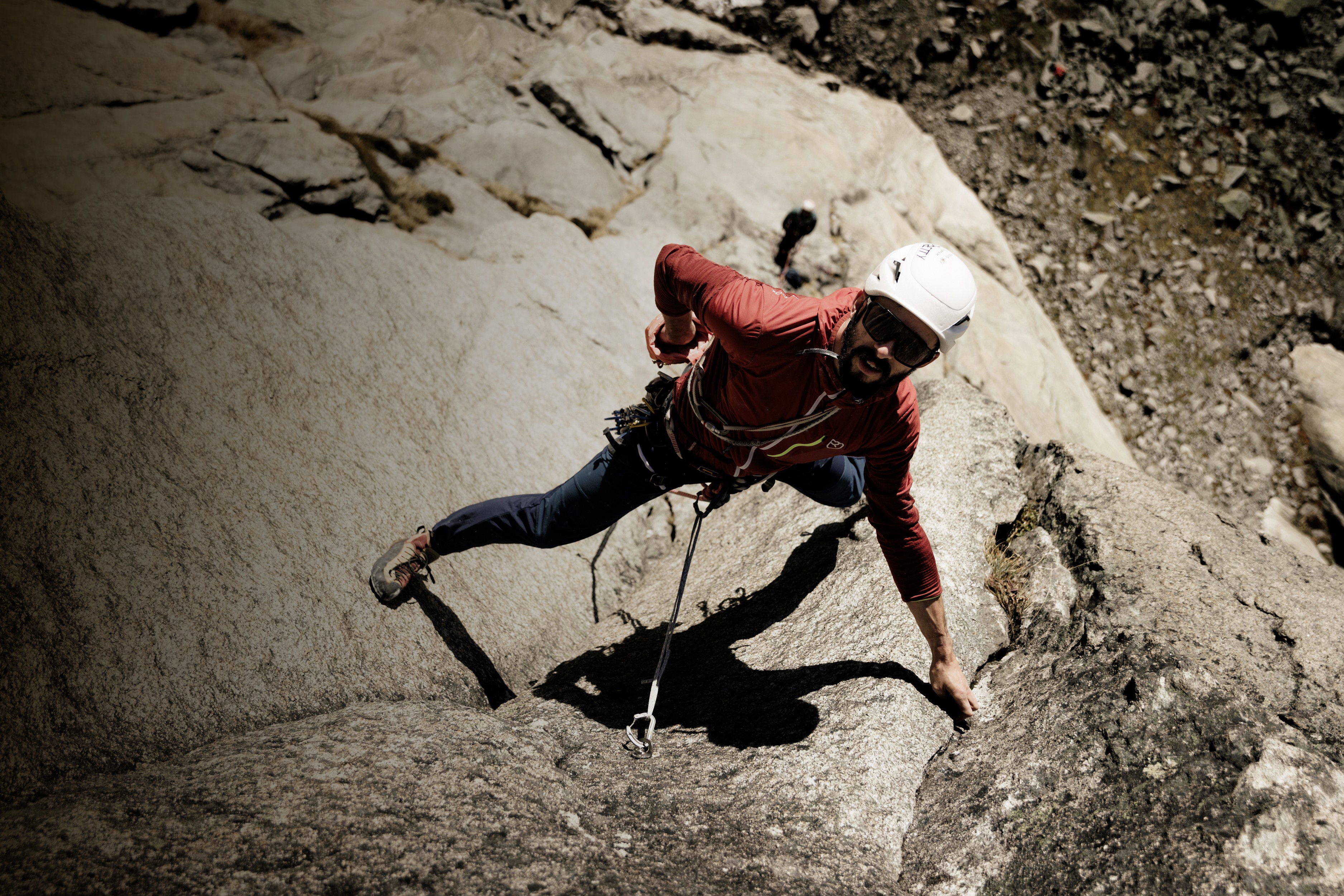 Climbing Men Outdoors, Adult, Male, Man, Person