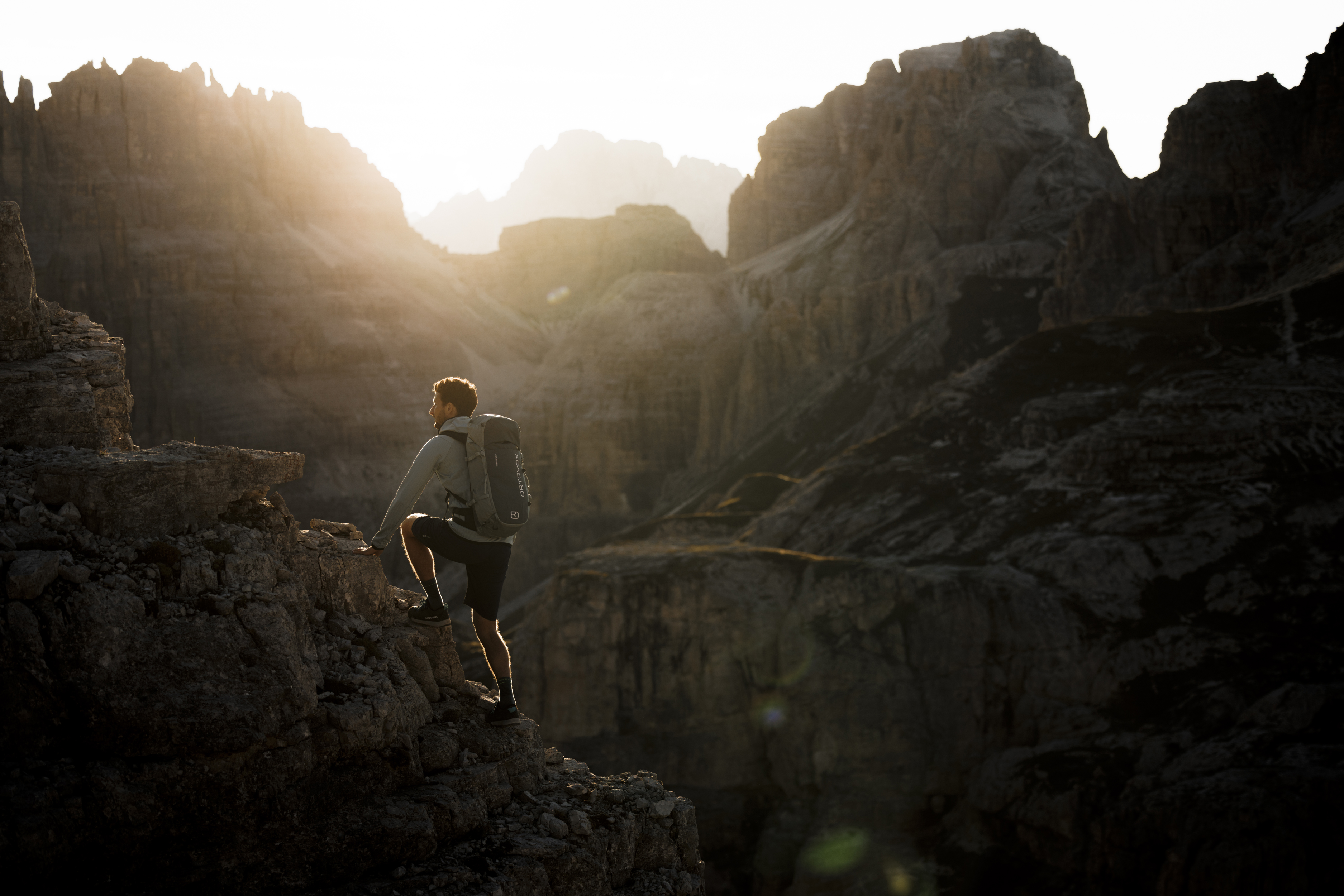 Hiking, Nature, Outdoors, Person, Cliff