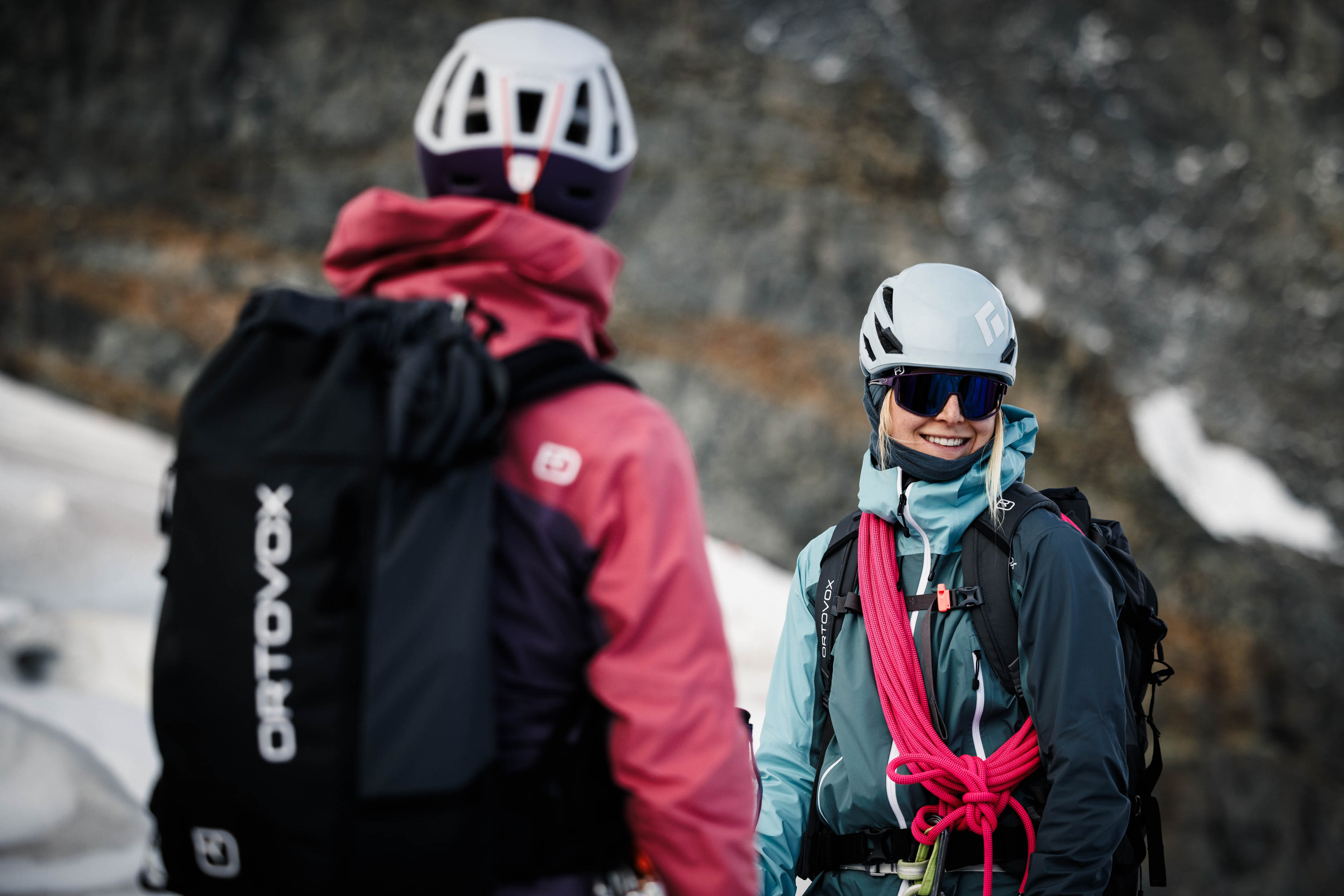 Helmet, Coat, Bag, Person, Hoodie