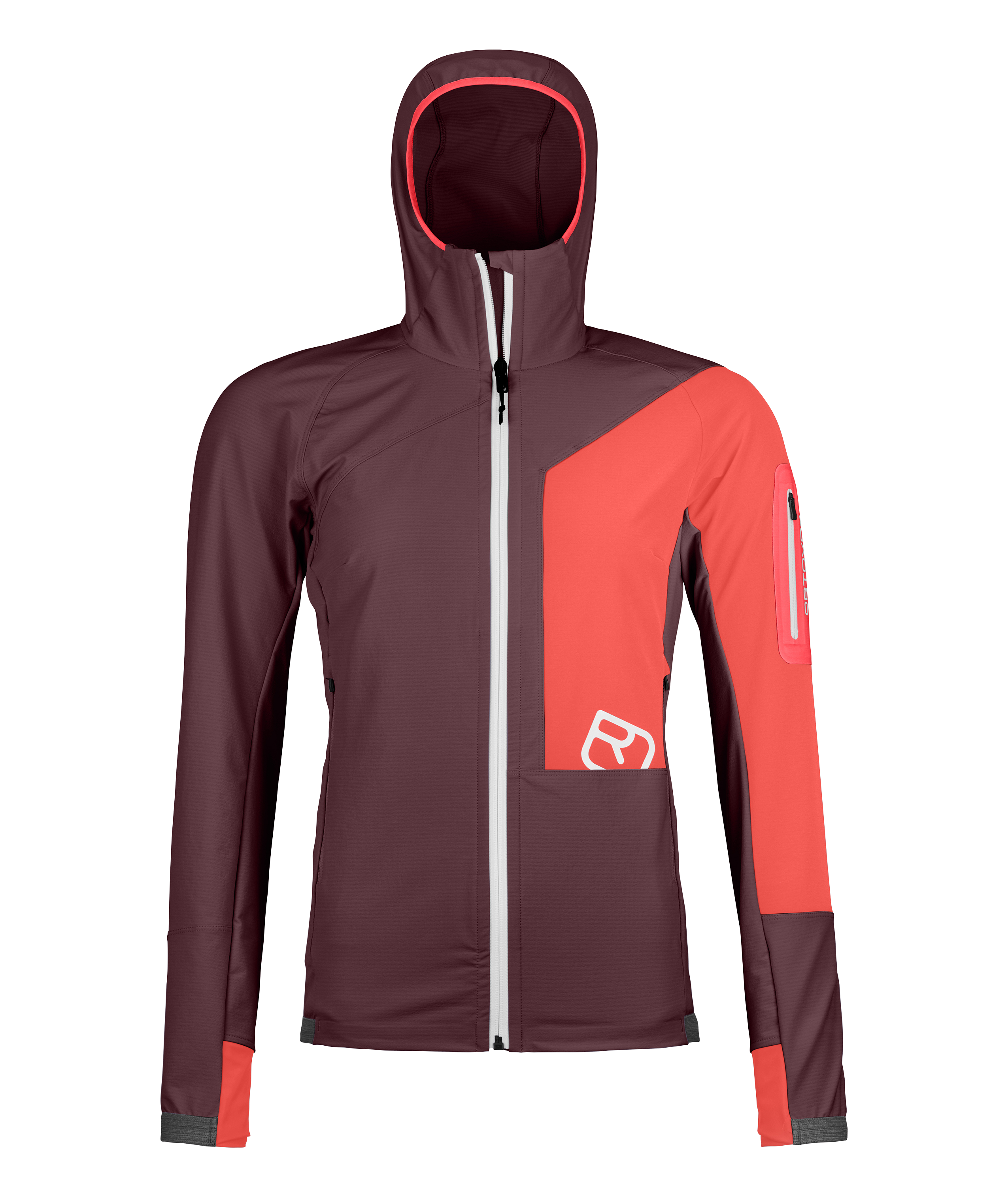 BERRINO HOODED JACKET W Coat, Jacket, Hood, Hoodie, Sweater
