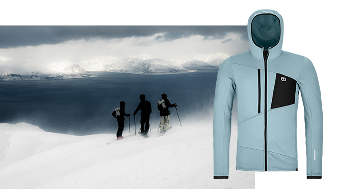 250901_LP_Fleece_Kategorie_Fleece_Grid_661x371_KRS Coat, Jacket, Person, Hoodie, Hood