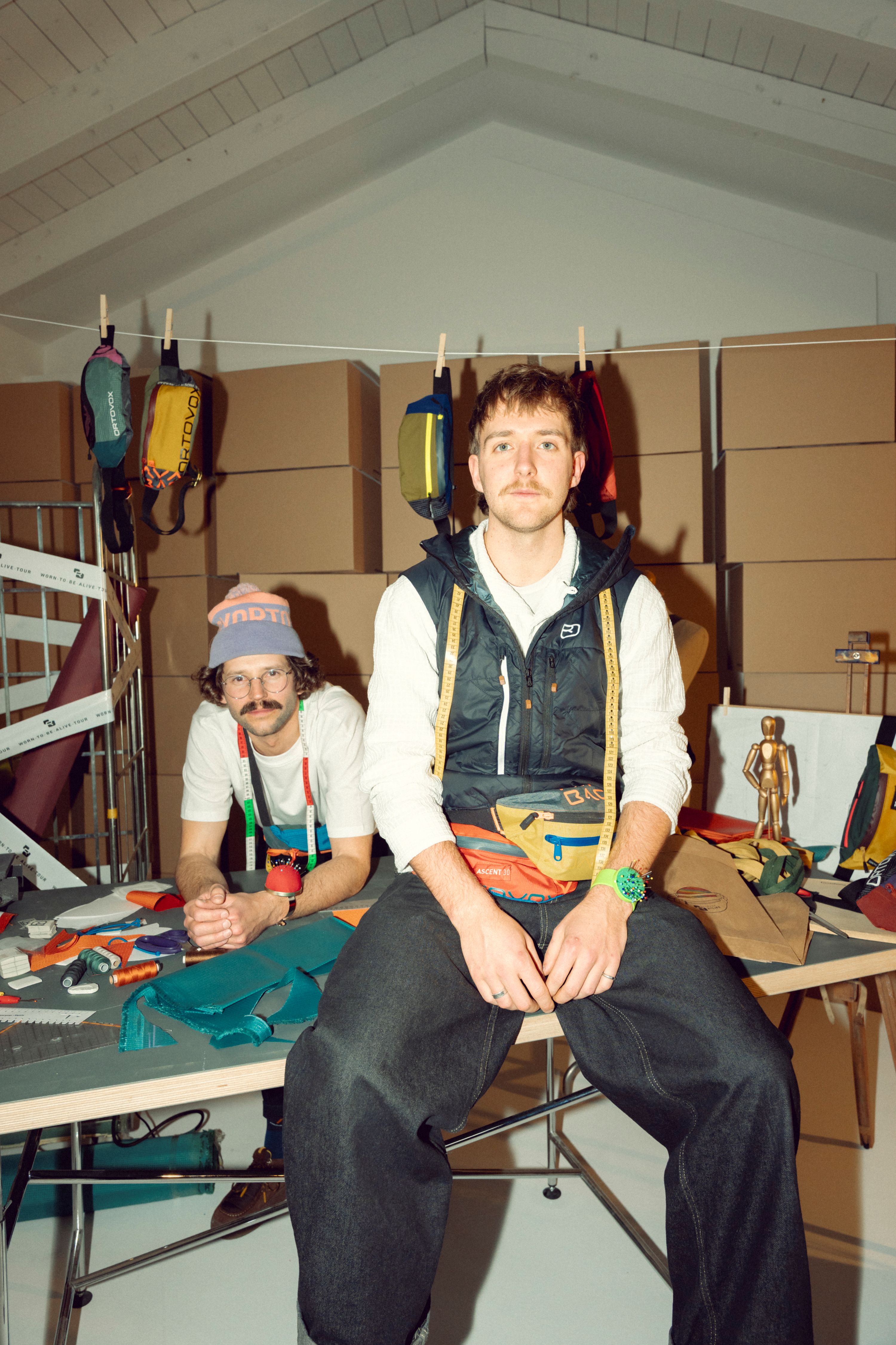 Pants, Photography, Portrait, Table, Vest