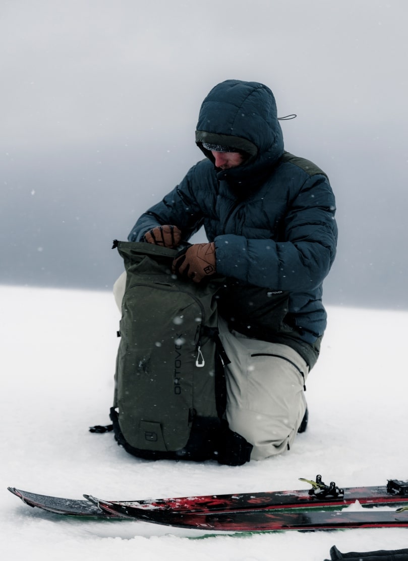 Glove, Coat, Jacket, Person, Outdoors