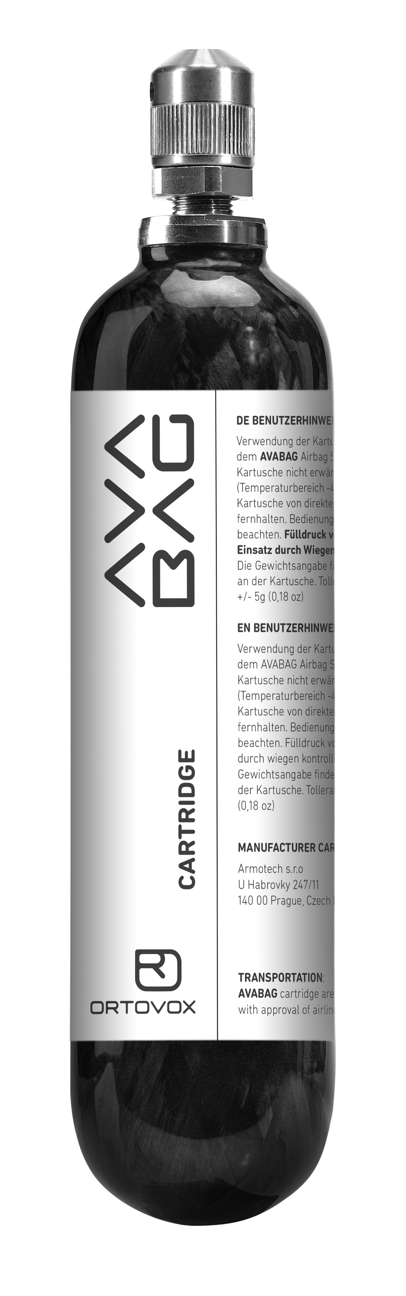 AVABAG KARTUSCHE CARBON Bottle, Seasoning, Syrup, Cosmetics, Perfume, Bottle, Seasoning, Syrup, Cosmetics, Perfume