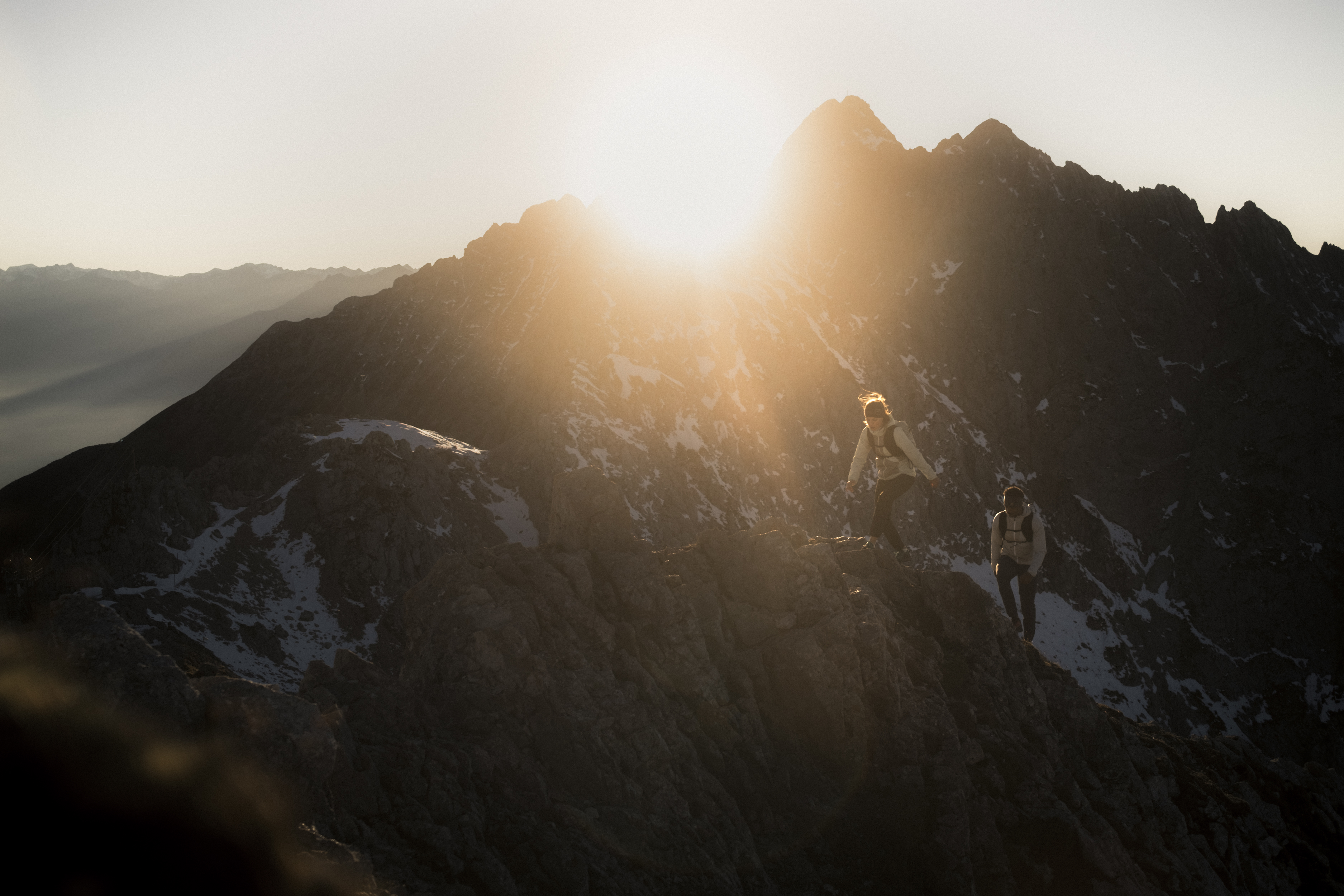 Mountain Range, Outdoors, Peak, Flare, Person