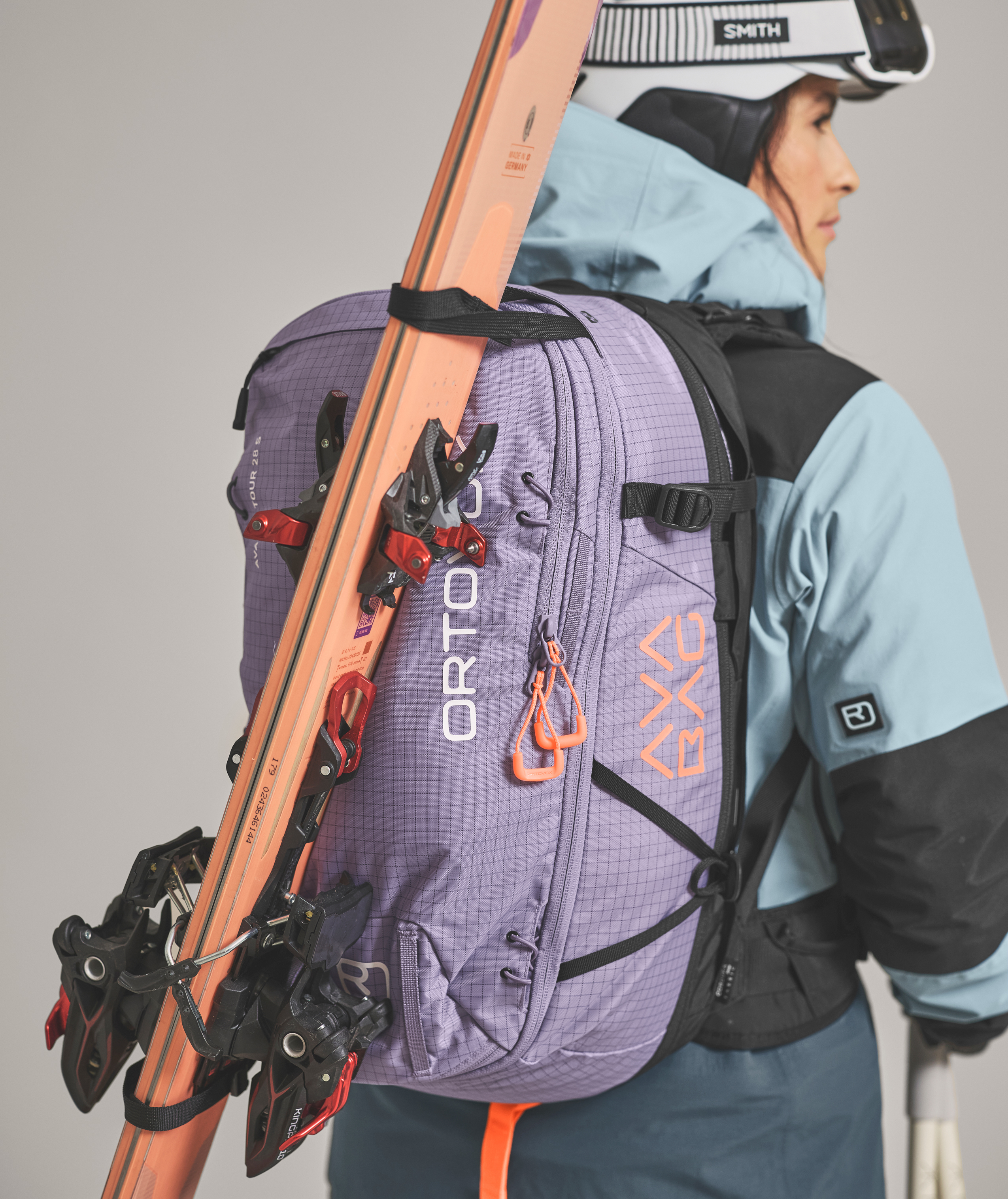 Bag, Backpack, Helmet, Person