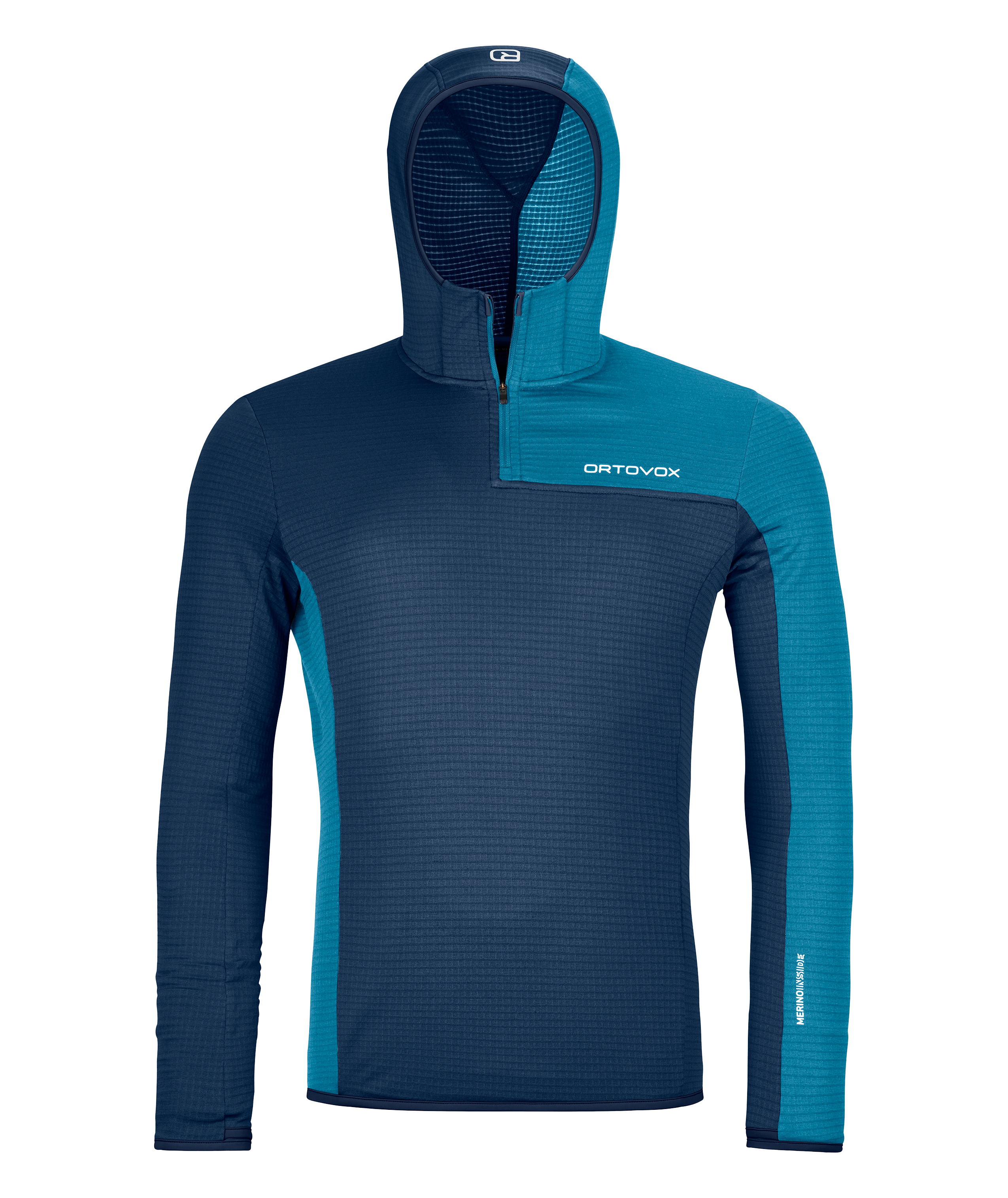 FLEECE LIGHT GRID ZN HOODY M FLEECE LIGHT GRID ZN HOODY M