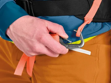 <div align="center">Einfach bedienbare Beinschlaufe</div>