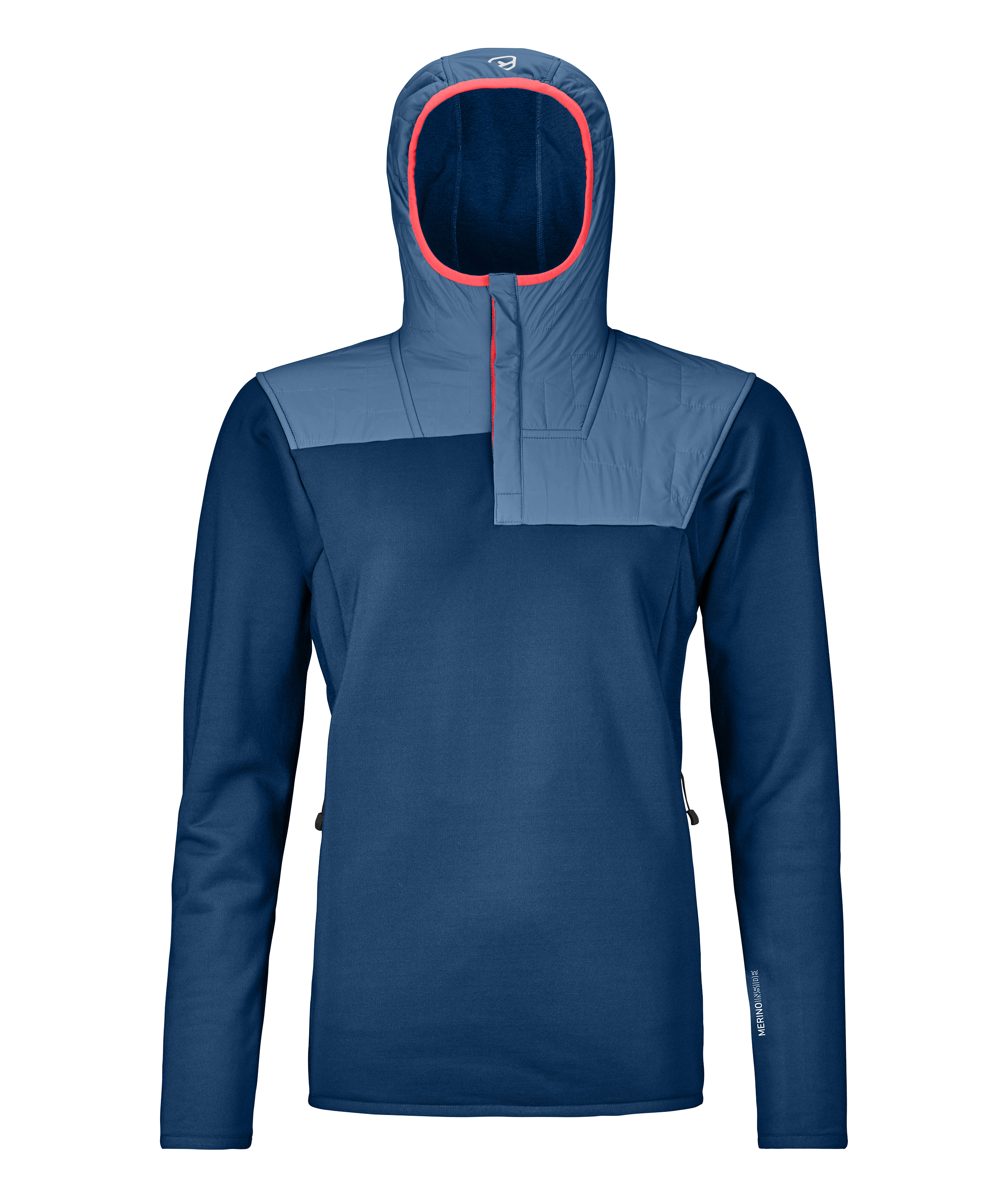 FLEECE PLUS ANORAK W Hood, Hoodie, Sweater, Sweatshirt, Long Sleeve, Hood, Long Sleeve, Hoodie, Sweatshirt, Coat